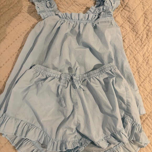 Piyama Nicolette PJ set - Light Blue - M - Picture 1 of 3